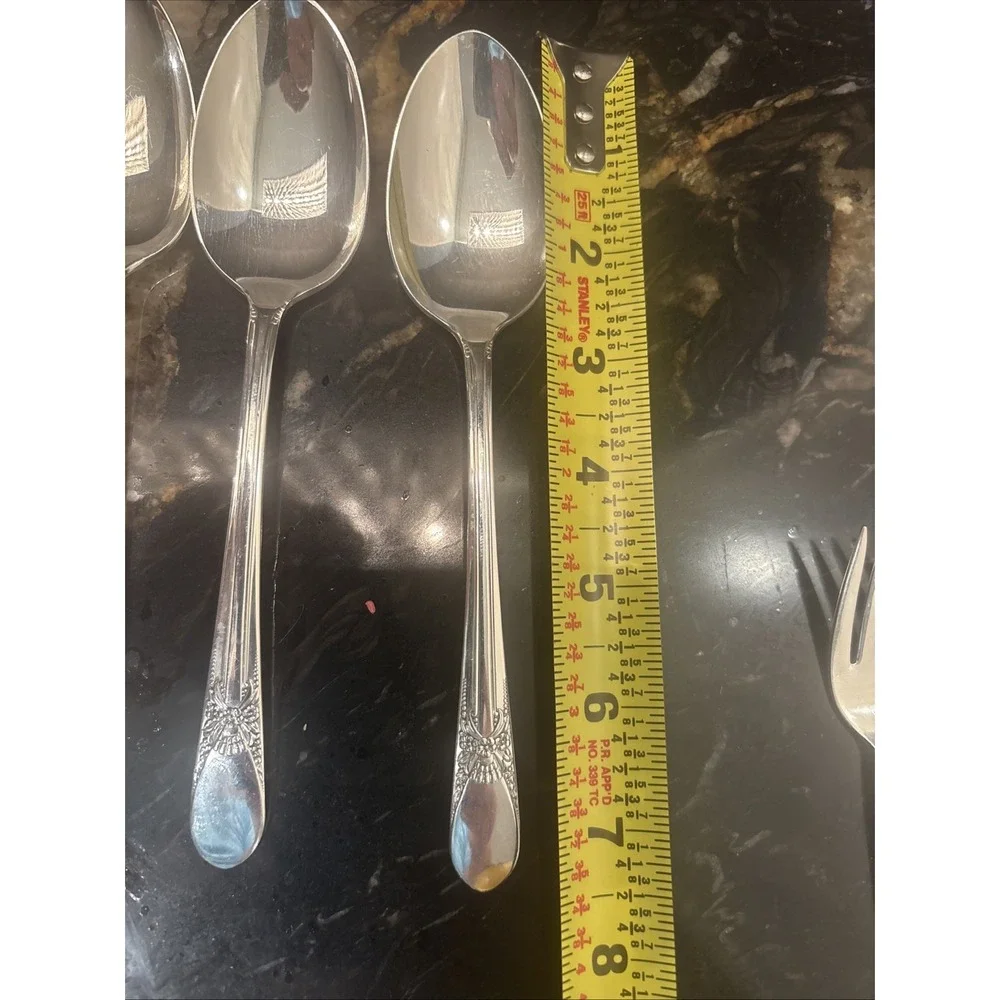 Vintage Wm Rogers IS Silver Plate BELOVED  Flatware Lot
